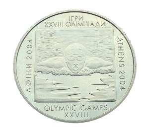 Ukraina 2 UAH Pływanie Olimpiada Ateny 2002