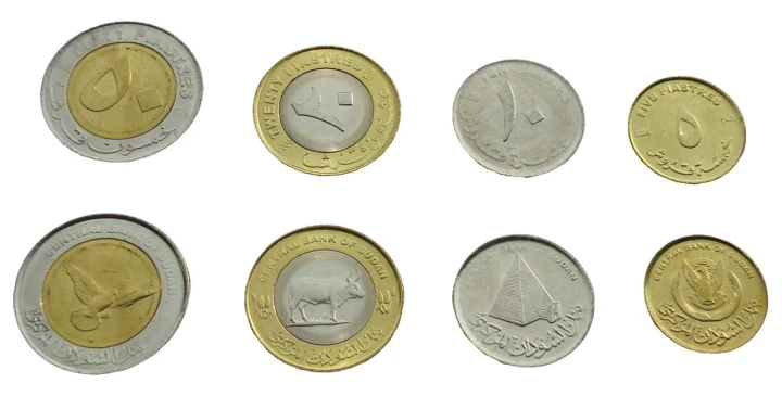  Zestaw menniczy SUDAN zwierzęta x 4