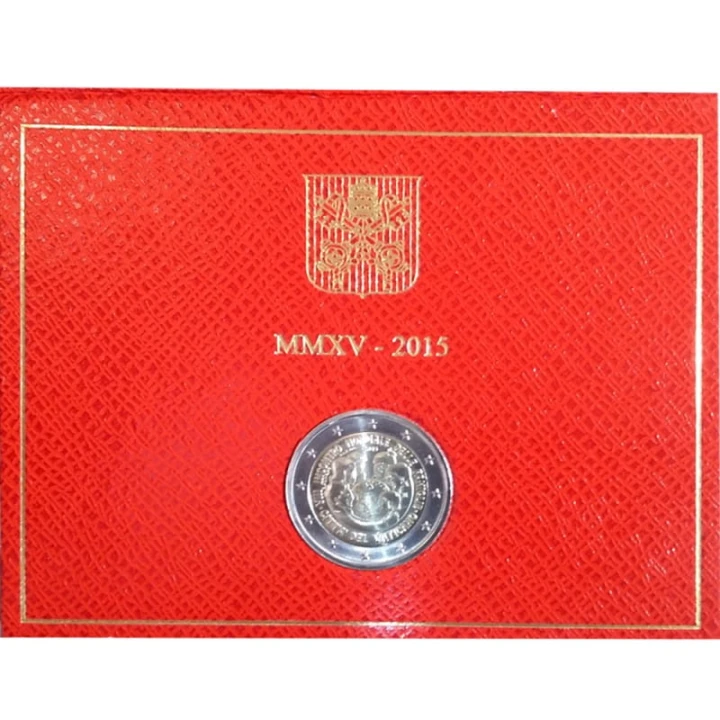 2 euro Watykan VIII spotkanie rodzin 2015