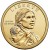 USA 1 $ Rdzenni Amerykanie Sequoah 2017