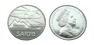 Falklandy 1 crown RAF Śmigłowiec SAR70 2011