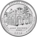 USA 25 c Park narodowy Harpers Ferry 2016 nr 33