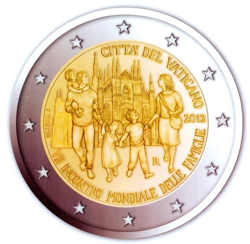 2 € Watykan Światowe spotkanie rodzin 2012