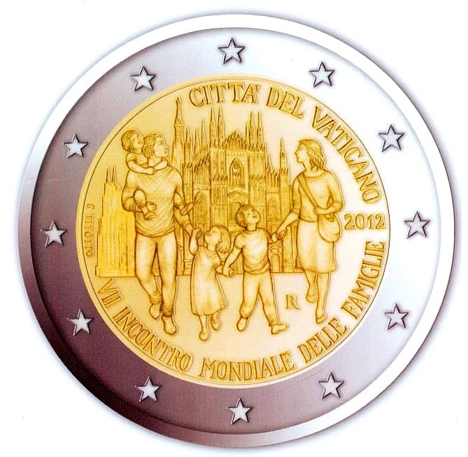 2 € Watykan Światowe spotkanie rodzin 2012
