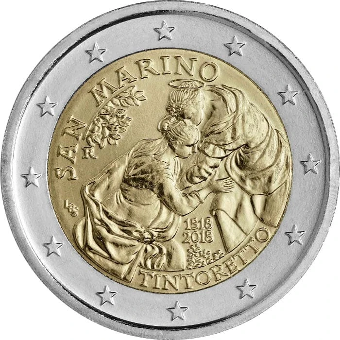 2 euro San Marino Tintoretto 2018