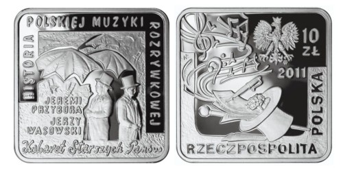 10 zł Starsi Panowie kwadrat 2011