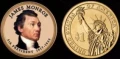 USA 1 $ James Monroe 2008 nr 5  KOLOR x1