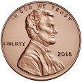 USA 1 cent A. Lincoln E Pluribus Unum 2018