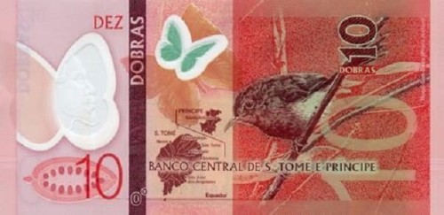 Wyspy Świętego Tomasza 5 dobras Prinia 2016 P-71