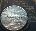 20 € Austria kolej Wiedeń - Triest 2007
