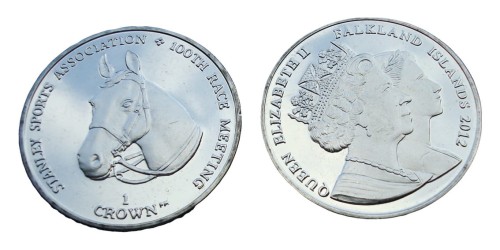 Falklandy 1 crown Koń 2012