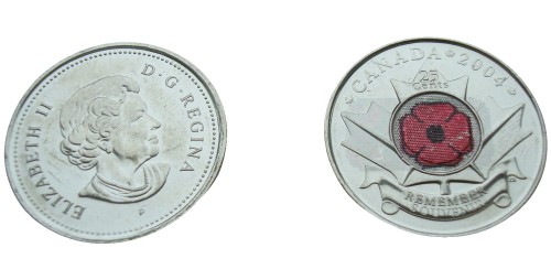 Kanada 25 c Remember Souvenir 2004