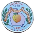USA 25 c Georgia 1999 KOLOR