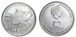 Tokelau 2$ Tuńczyk 1 OZ Ag.999 2014