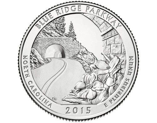 USA 25 c Park narodowy Blue Ridge 2015 nr 28