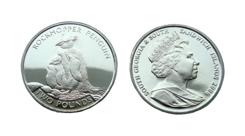 Południowa Georgia i Wyspy Sandwicha 2 funty Pingwin Skalny 2006
