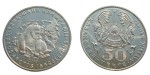 Kazachstan 50 tenge Niedźwiedź 2008