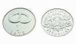 Łotwa 1 łat Obwarzanek  2005