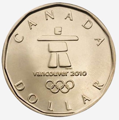Kanada 1$ Vancouver 2010