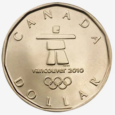 Kanada 1$ Vancouver 2010