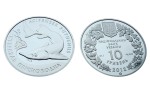 UKRAINA 10 UAH Jesiotr - Sterlet słodkowodny 2012