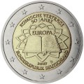 2 euro Niemcy Traktaty Rzymskie 2007