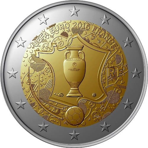 2 € Francja EURO 2016
