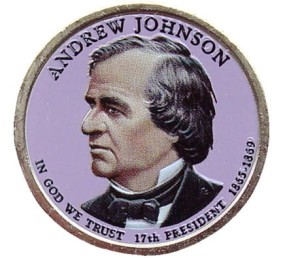 USA 1 $ Andrew Johnson 2011 nr 17 kolor x 2