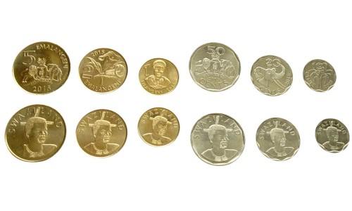 Zestaw menniczy Swaziland x 6 2015