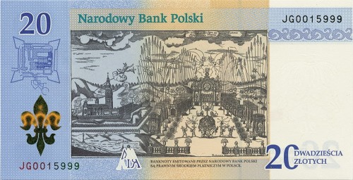 20 zł 300-l koronacji Matki Bożej Jasnogórskiej