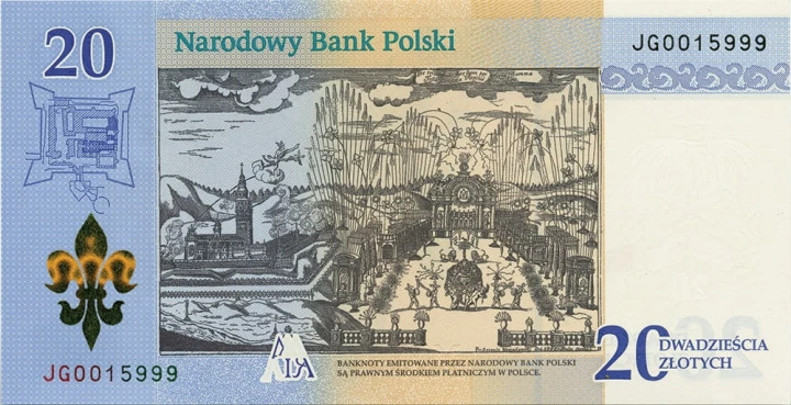 20 zł 300-l koronacji Matki Bożej Jasnogórskiej