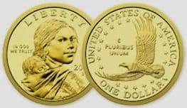USA 1$ Rdzenni Amerykanie Sacagawea 2004 nr 5