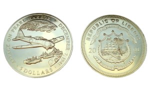 Liberia 5 $ Atak na Pearl Harbor 2001