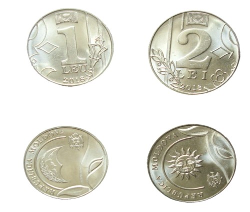 Zestaw menniczy Mołdawia x 2 2018