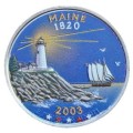 USA 25 c Maine 2003 KOLOR