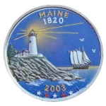USA 25 c Maine 2003 KOLOR