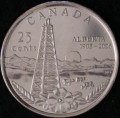Kanada 25 c 100-lecie Alberty 2005