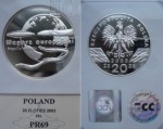 20 zł Węgorz europejski 2003 PR 69