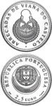 2,5 € Portugalia Kolczyki 2013