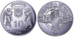 UKRAINA 10 UAH Chrzest Rusi 2000