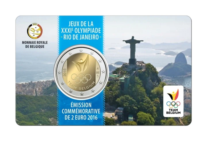 2 euro Belgia Drużyna na Olimpiadę w RIO 2016
