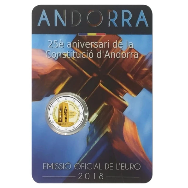 2 euro Andora Konstytucja 2018