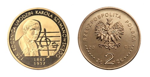 2 zł Karol Szymanowski 2007