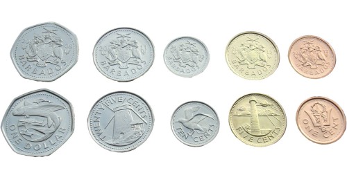 Zestaw menniczy Barbados x 5