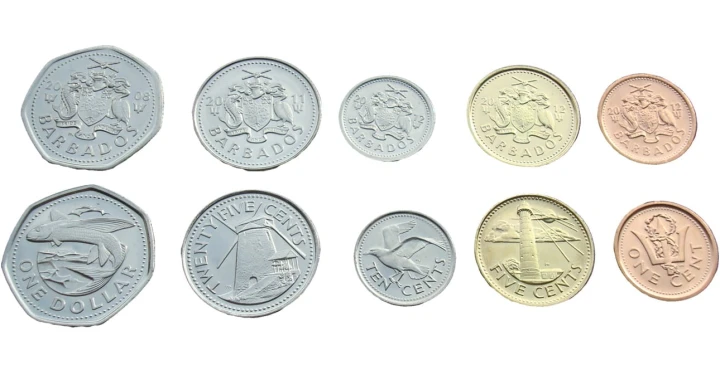 Zestaw menniczy Barbados x 5