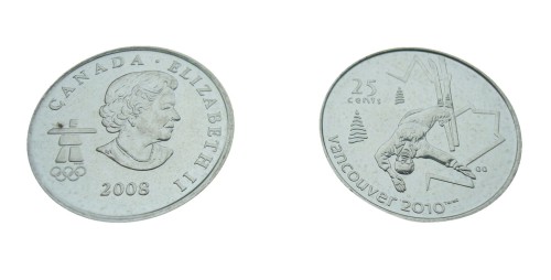 25 centów 2008 narciarstwo wyczynowe