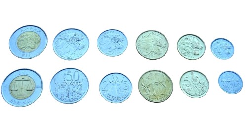 Zestaw menniczy Etiopia x 6