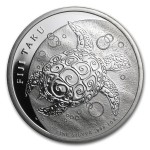 Fiji 2 $ Żółw Taku 1 OZ Ag.999 2011