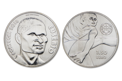 7,5 euro Portugalia Eusebio 2016 Ag