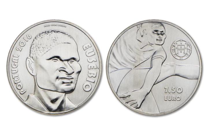 7,5 euro Portugalia Eusebio 2016 Ag